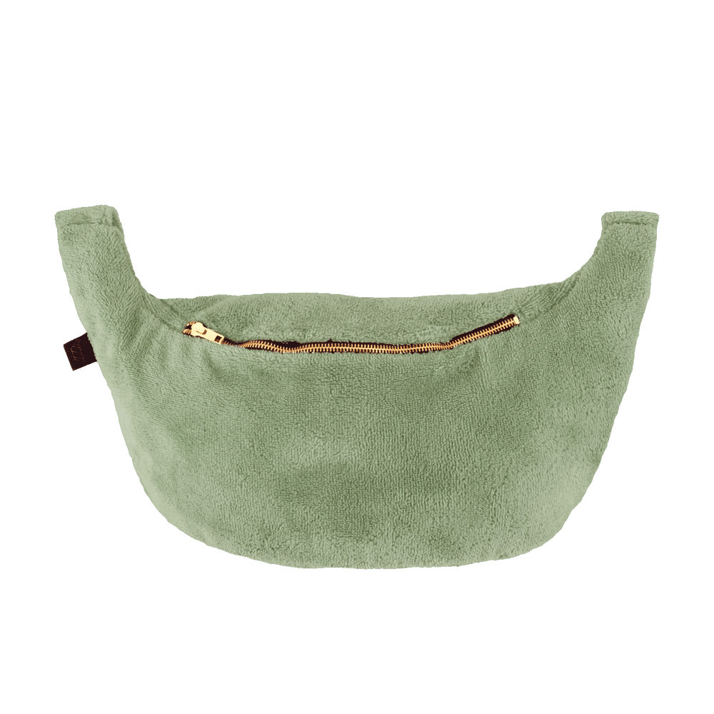 Banana Bag St Tropez von Haomy – Frottee-Umhängetasche in 3 Farben