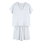 SYMI Shorts & T-Shirt Set – Leichter Sommer-Zweiteiler von Haomy