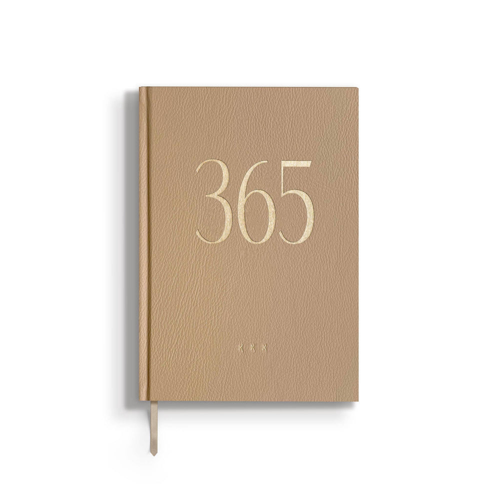Real Passionates Notizbuch „365“ – A5, veganes Leder, 365 nummerierte Seiten