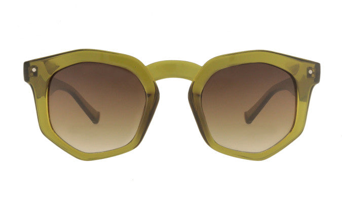 Charly Therapy – Hexagonale Sonnenbrille, UV400