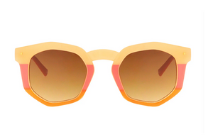Charly Therapy – Hexagonale Sonnenbrille, UV400