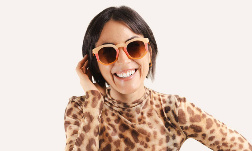 Charly Therapy – Hexagonale Sonnenbrille, UV400