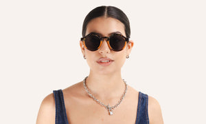 Charly Therapy Belmont – Stilvolle Runde-Sonnenbrille, UV400-Schutz