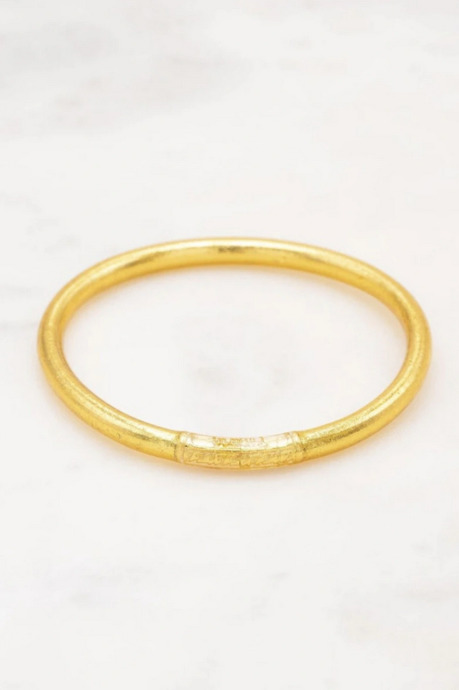 Buddhistischer Armreif in Dick– spirituelles Accessoire in sanftem Design - verschiedene Farben