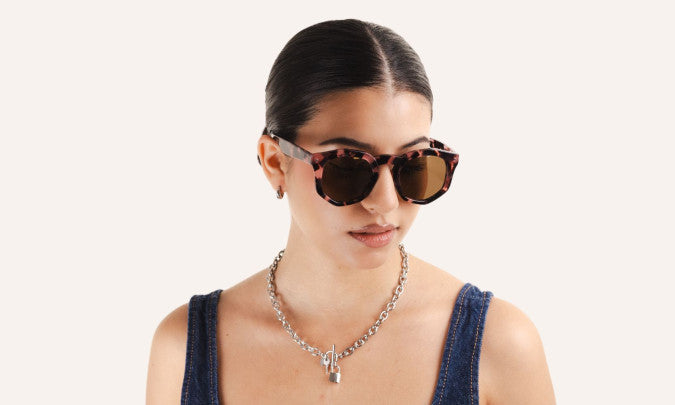 Charly Therapy Capri – Hexagonale Sonnenbrille, UV400