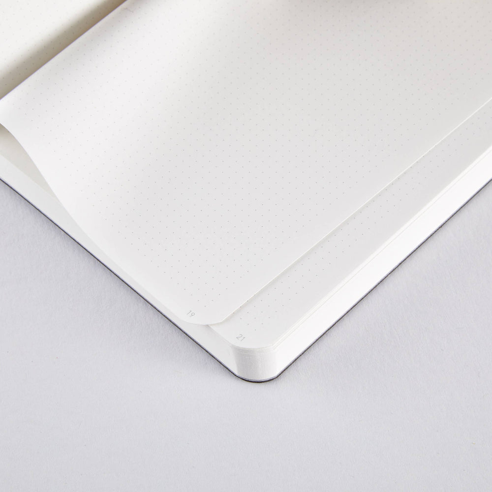 Shiny Starlet S - Silber | Notizbuch A6 | 2,5mm Punktraster