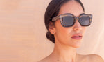 Charly Therapy Rosie– Rechteckige Sonnenbrille, Animal Print