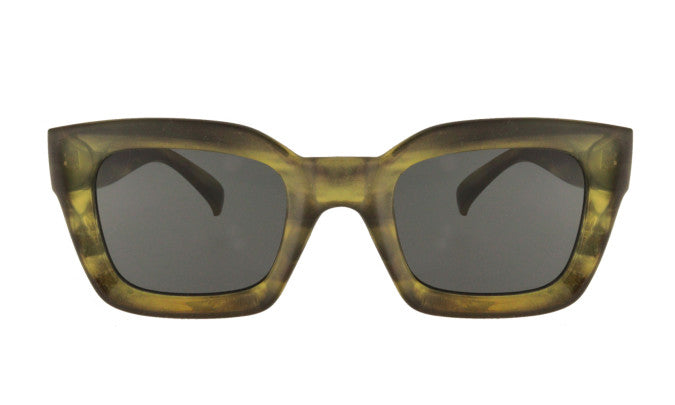 Charly Therapy Rosie– Rechteckige Sonnenbrille, Animal Print