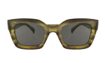 Charly Therapy Rosie– Rechteckige Sonnenbrille, Animal Print