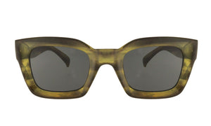 Charly Therapy Rosie– Rechteckige Sonnenbrille, Animal Print