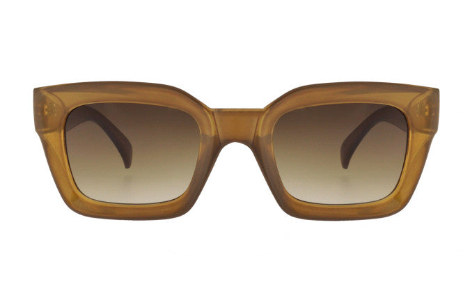 Charly Therapy Rosie– Rechteckige Sonnenbrille, Animal Print