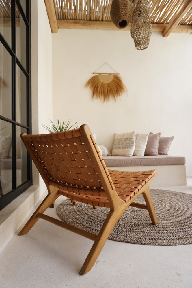Lounge Stuhl mit Leder