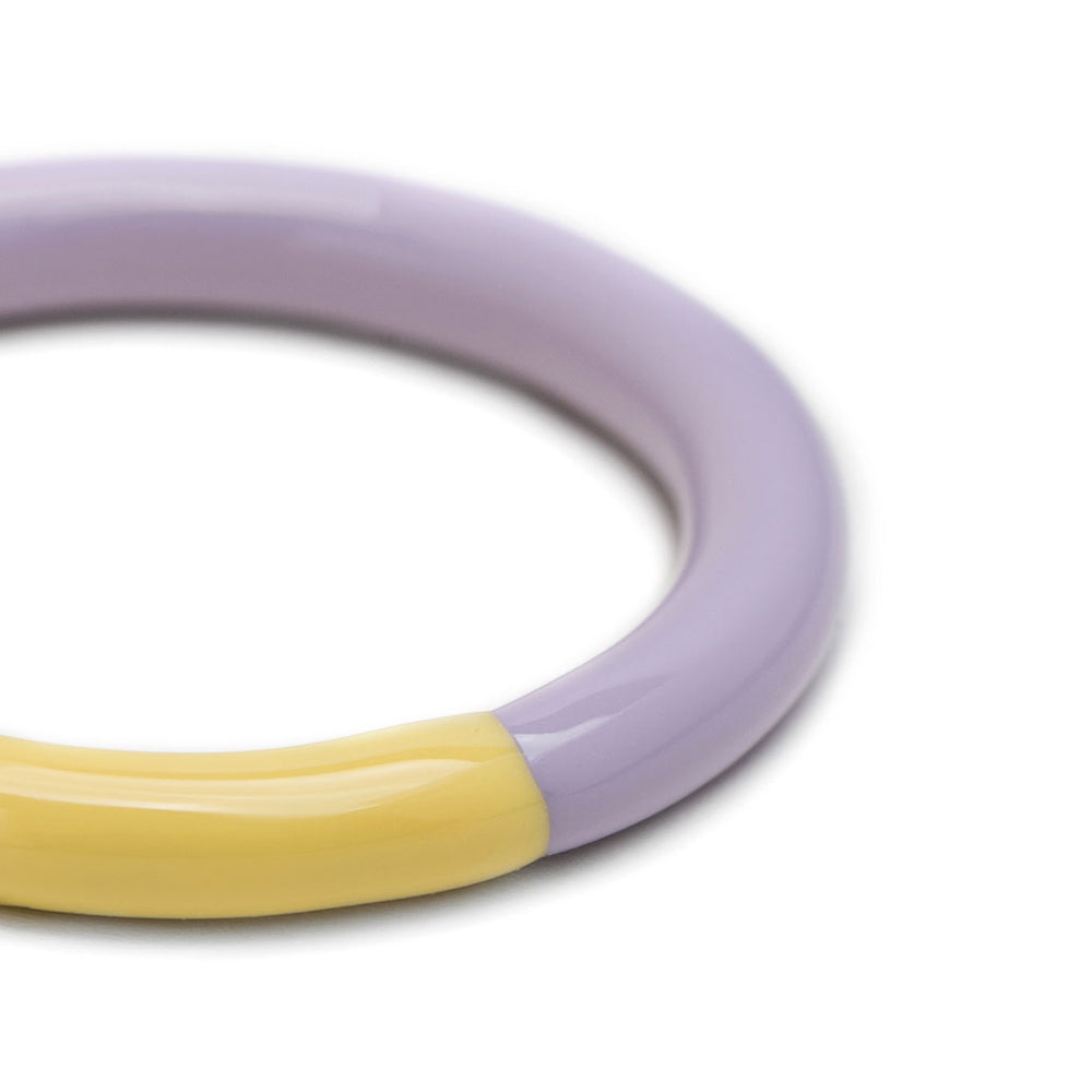 Lulu Copenhagen - Zweifarbiger Ring Hellgelb - Lavendel